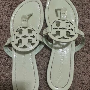 Tory Burch Meadow Mist Miller Sandals- size 9